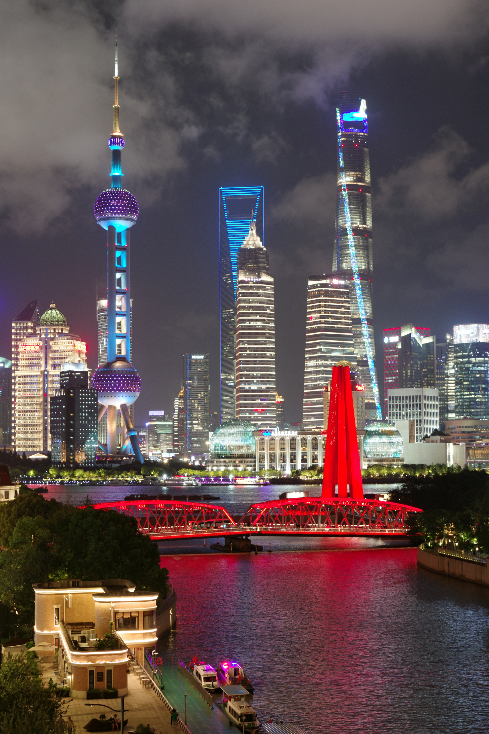 Shanghai Pudong, view from Puxi